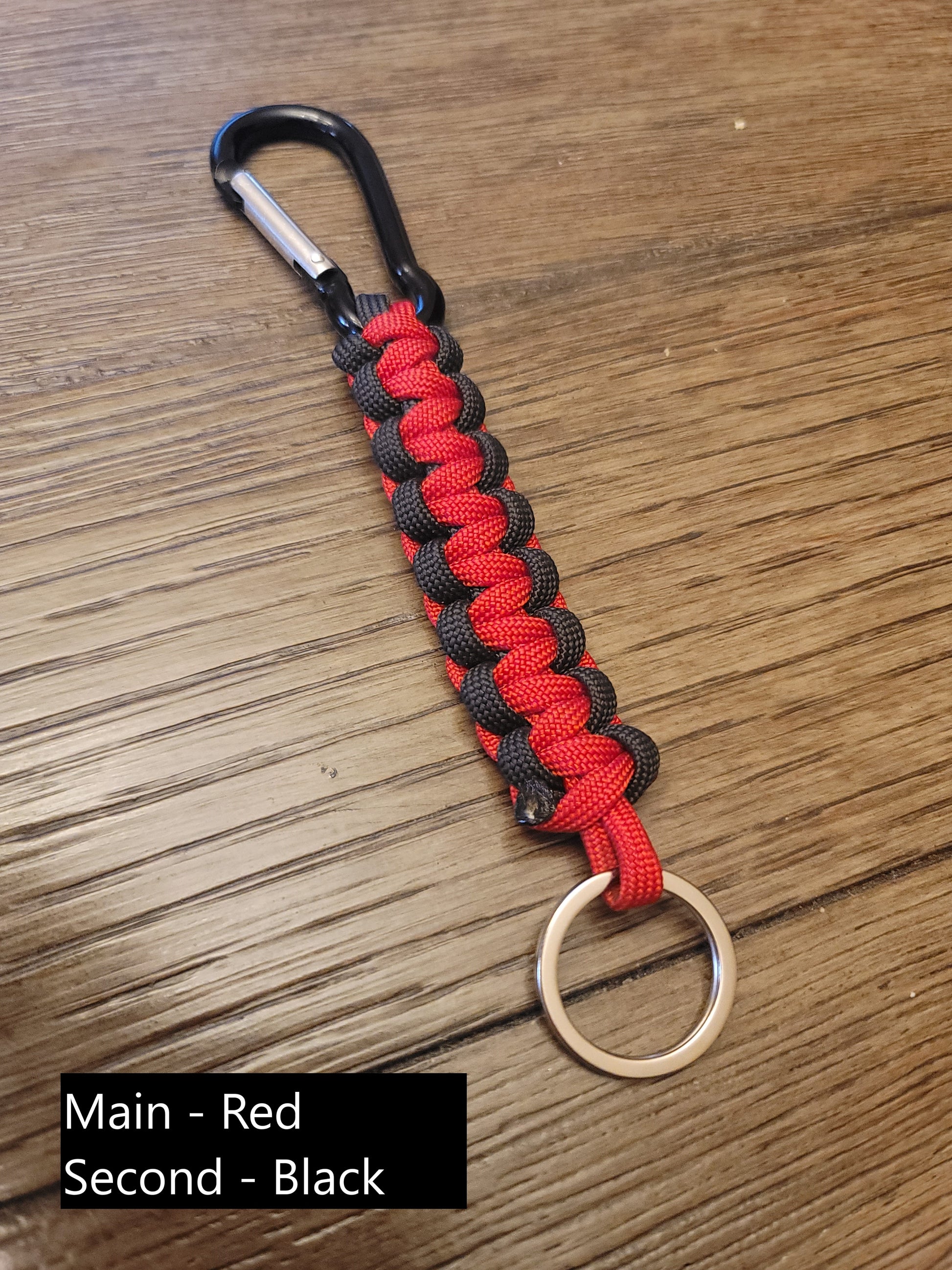 Paracord Keychain/Bracelet – Samurai Knots & Engravings