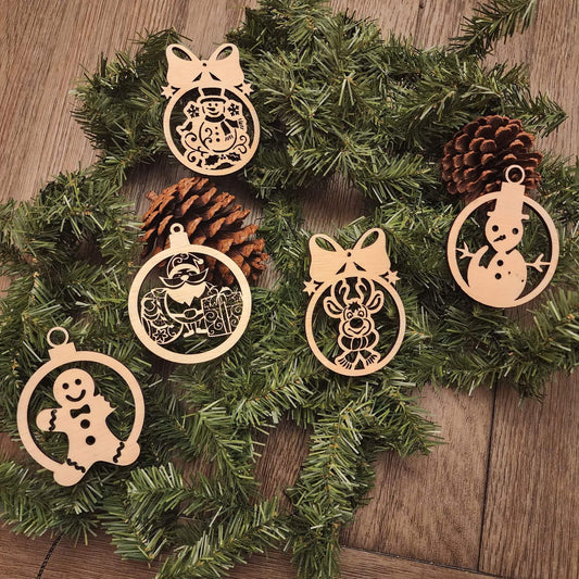 Cartoon Christmas Ornaments