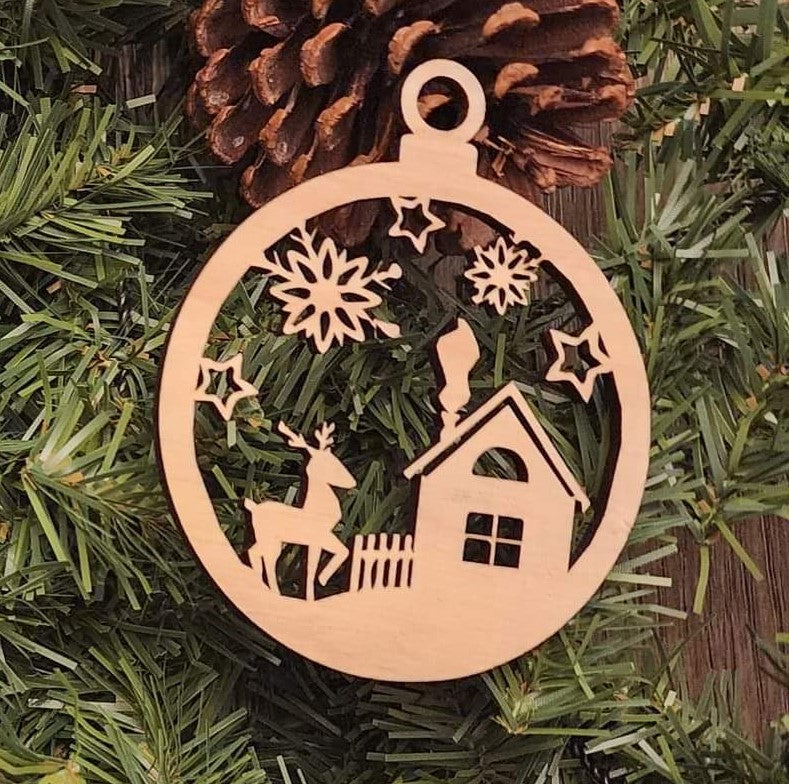 House Christmas Ornaments